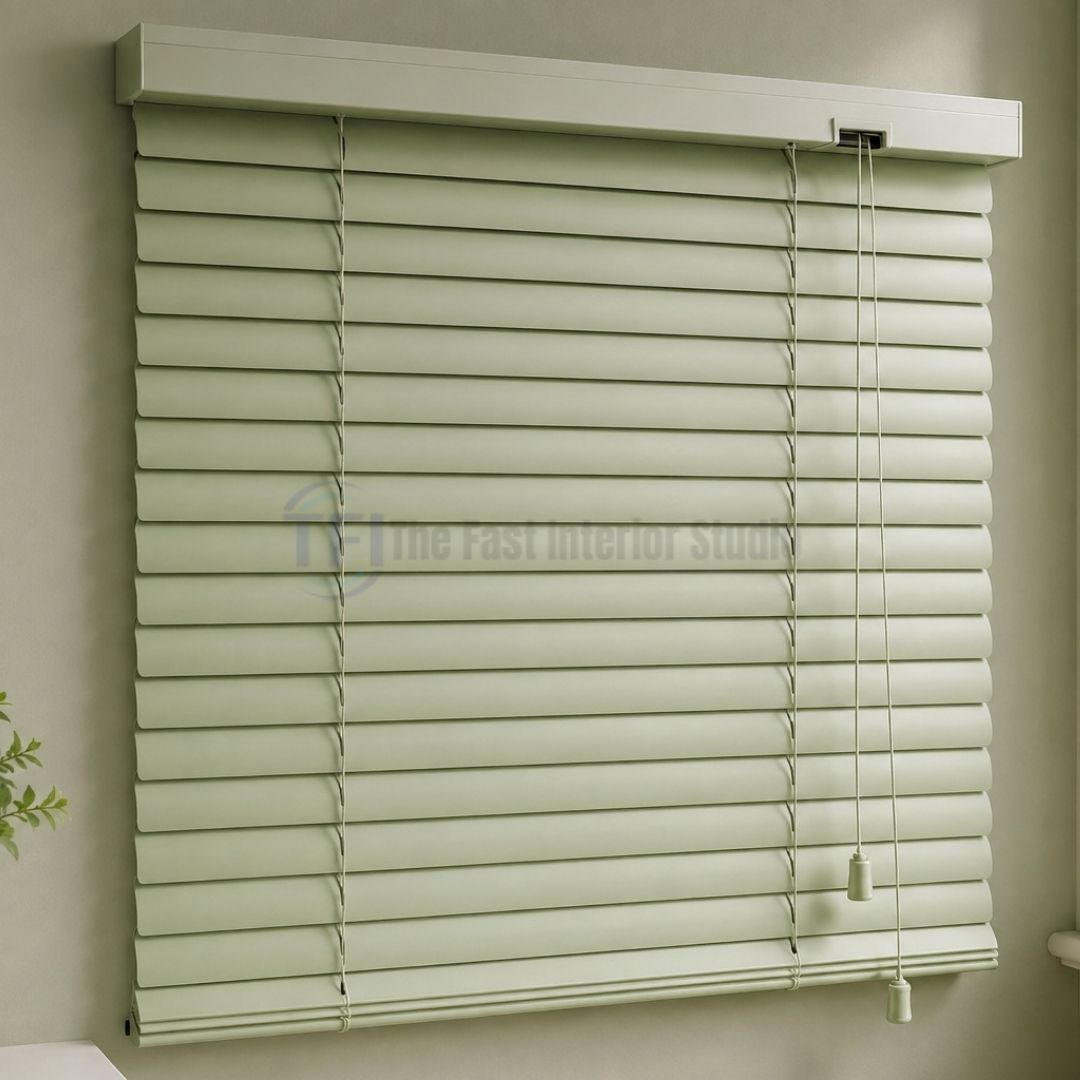 Top quality Venetian window blinds with smooth pull cord mechanism