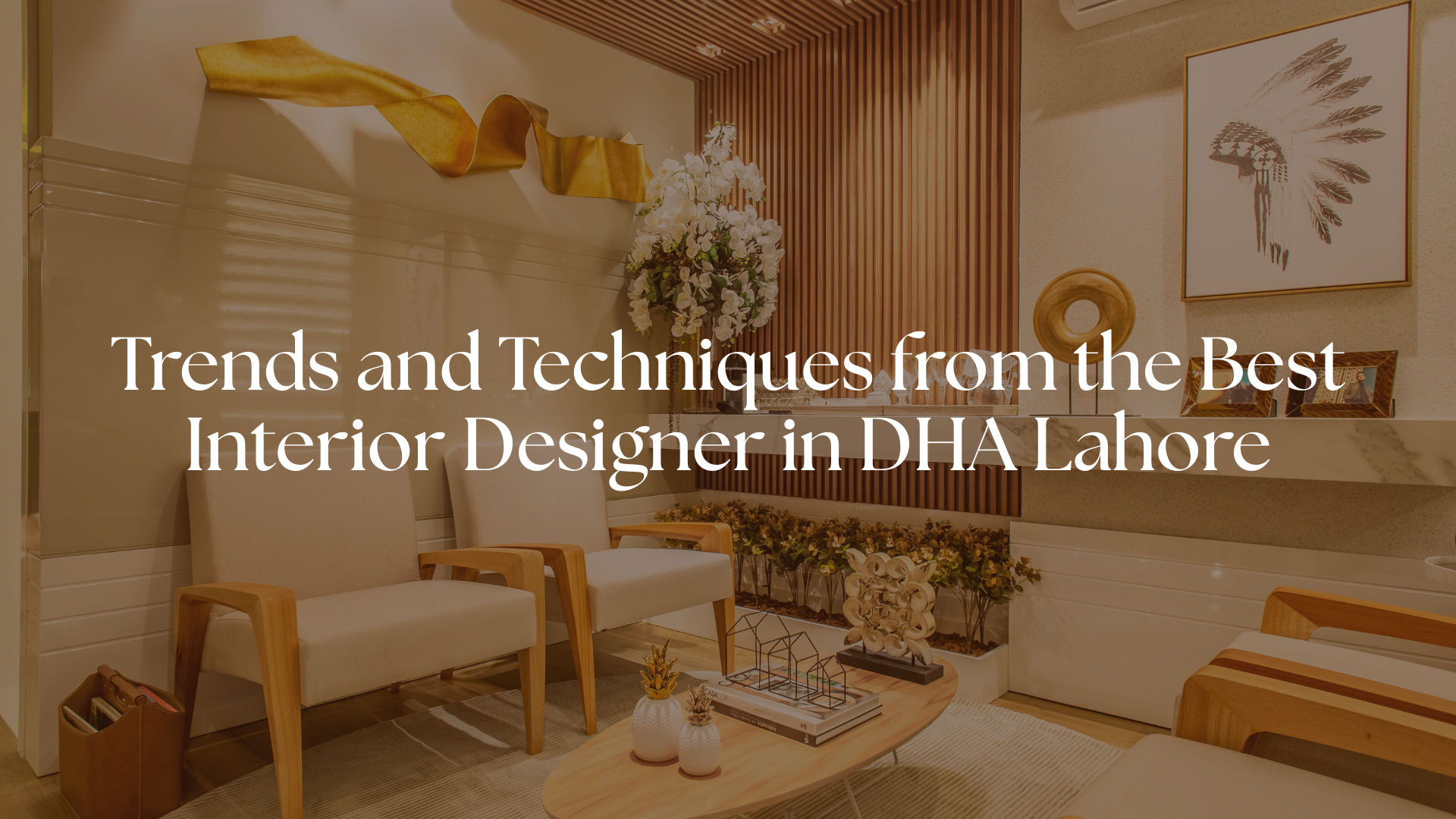 Modern luxury living room designed by The Fast Interior Studio, best interior designer in DHA Lahore.